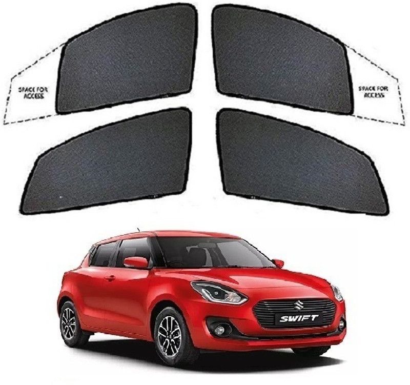 MOTOSHIELD Maruti Suzuki Swift 2018 Half Type Car Curtain