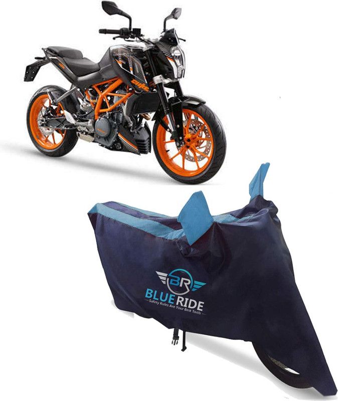 BLUERIDE Two Wheeler Cover for KTM  (250 Duke, Blue)