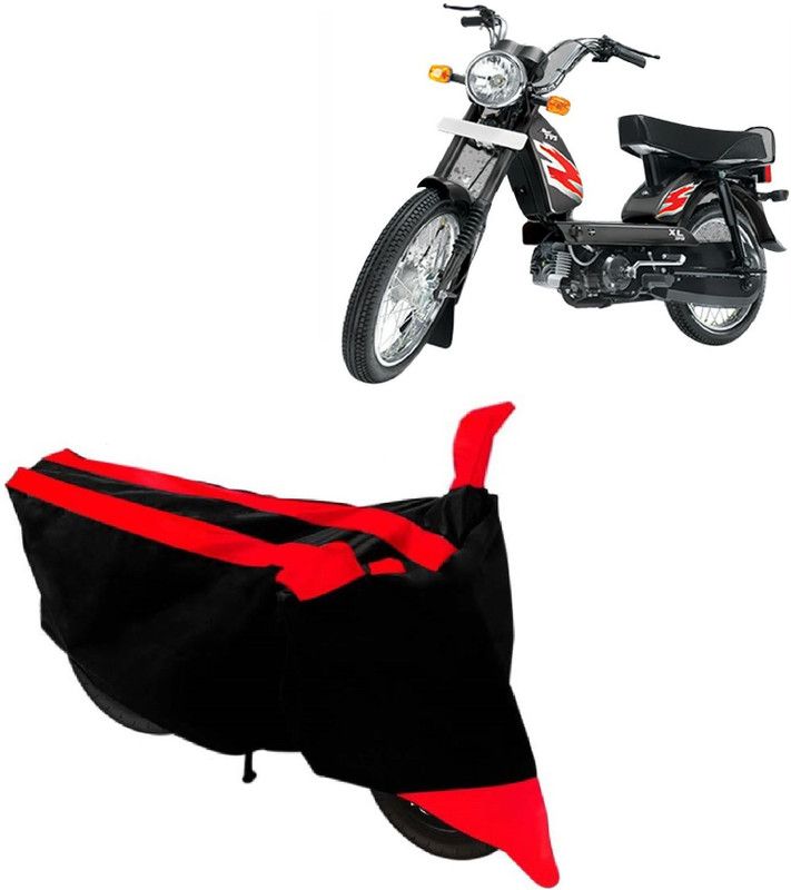 MoTRoX Two Wheeler Cover for TVS  (Heavy Duty Super XL, Red)