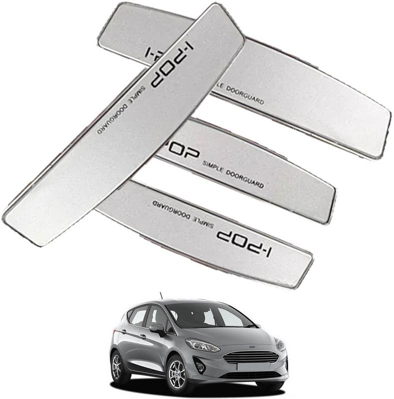 I Pop Plastic Car Door Guard  (Silver, Pack of 1, Ford, Fiesta)