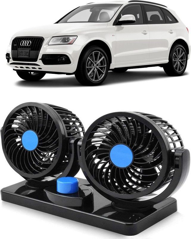 Amulite Car Fan 12V 360 Head 2 Speed Quiet Strong for All Auto Vehicles-CF198 Car Interior Fan  (12 V)
