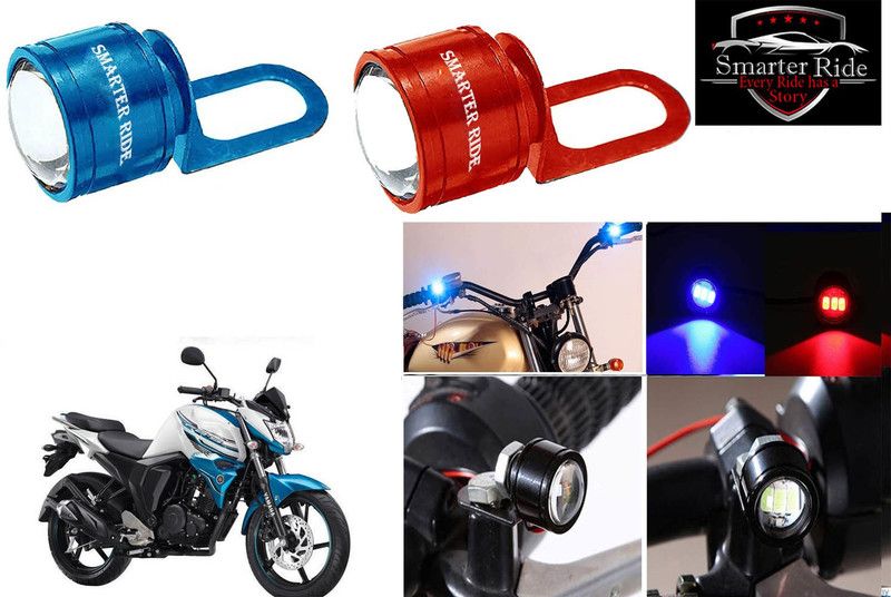 SMARTER RIDE Led Strobe Warning Brake Light for Yamaha FZ FI License Plate Light Motorbike LED for Yamaha (12 V, 4 W)  (Universal For Bike, Pack of 2)