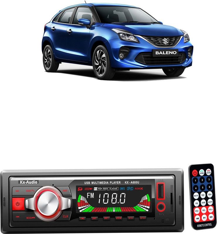 JBRIDERZ KX-A600U BLUETOOTH/USB/SD/AUX/FM/MP3 with Phone Caller Id Receiver B 315 Car Stereo  (Single Din)
