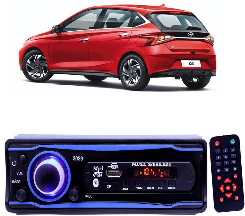 JBRIDERZ Blue 2029 USB/AUX/SD/BLUETOOTH/FM/MP3 BOOM MASTER STANDARD- G 176 Car Stereo  (Single Din)
