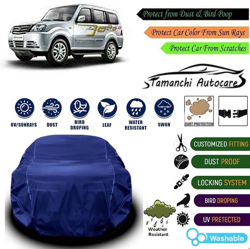 Tamanchi Autocare Car Cover For Tata Sumo Grande MK II  (Blue)