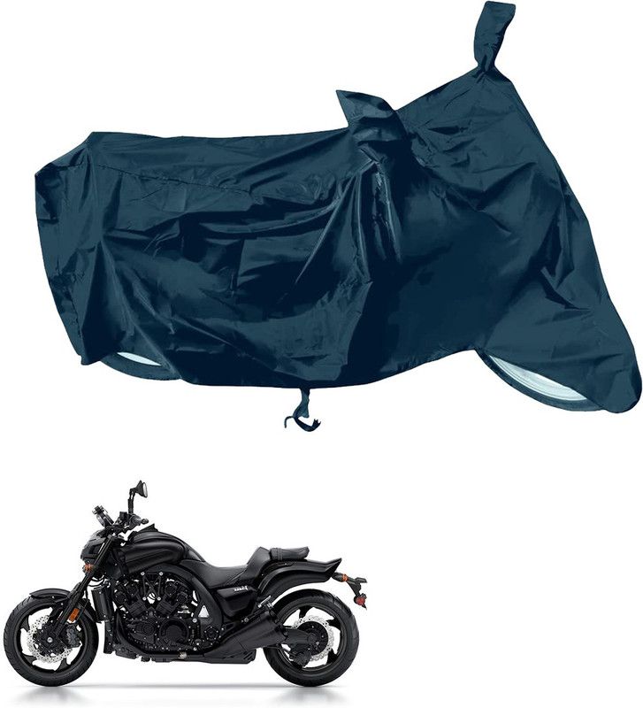 RiderShine Waterproof Two Wheeler Cover for Yamaha  (VMAX, Black)