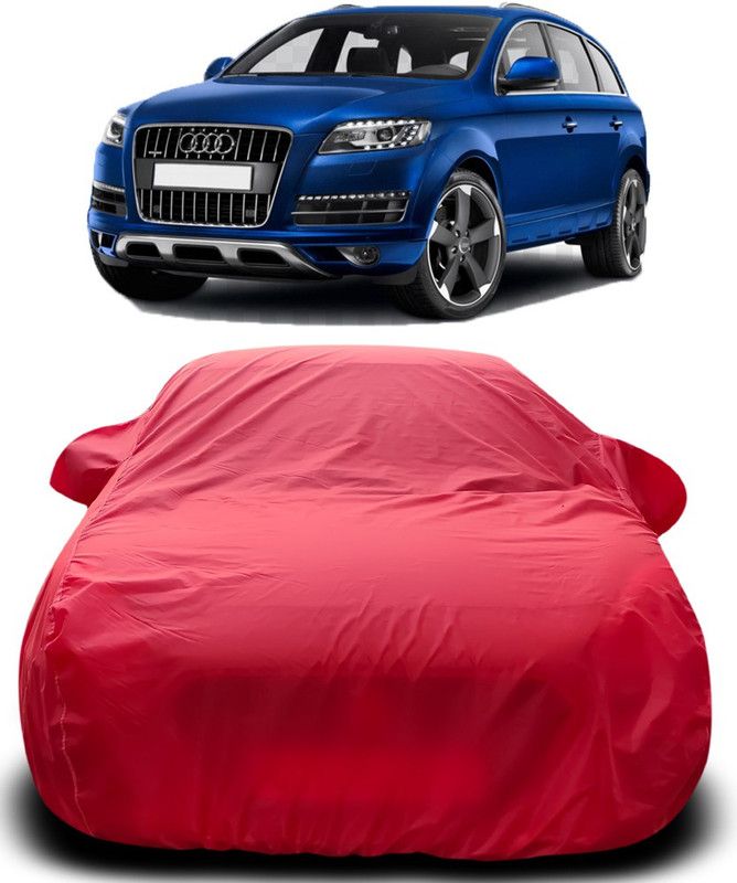 CoNNexXxionS Car Cover For Audi SQ7 (With Mirror Pockets)  (Red)