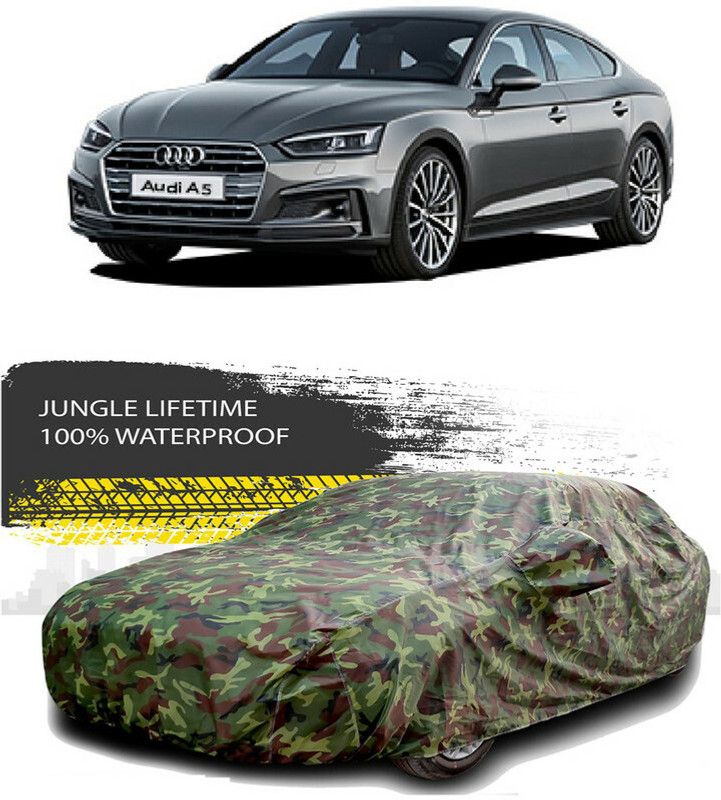 AutoTiger Car Cover For Audi S5 (With Mirror Pockets)  (Multicolor)
