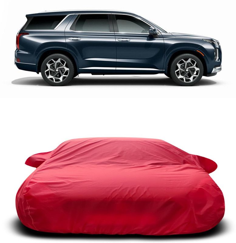 Ascension Car Cover For Hyundai Palisade (With Mirror Pockets)  (Red)