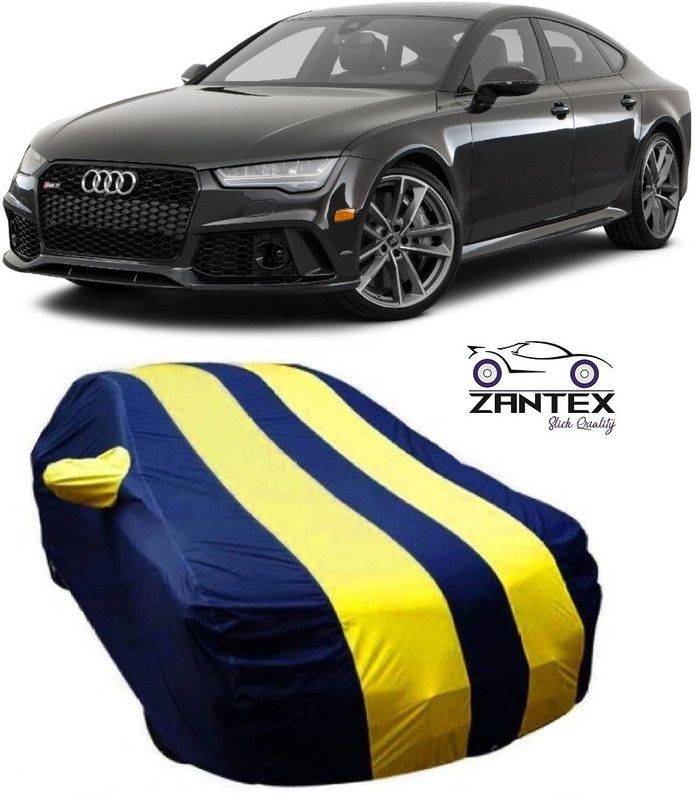 ZANTEX Car Cover For Audi RS7 (With Mirror Pockets)  (Blue, Yellow)