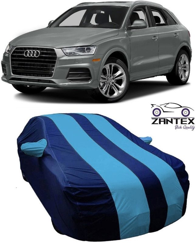 ZANTEX Car Cover For Audi Q3 (With Mirror Pockets)  (Blue)