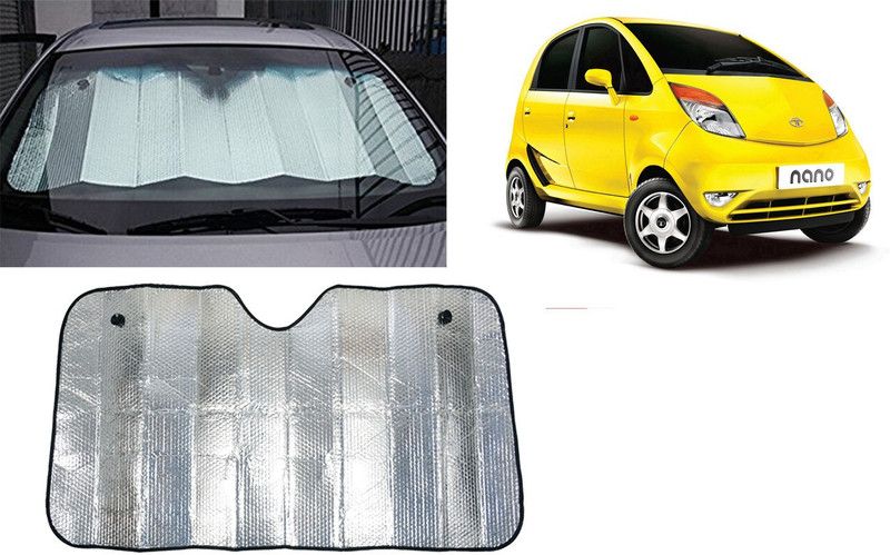 FINCOSTA Dashboard Sun Shade For Tata Nano  (Silver)