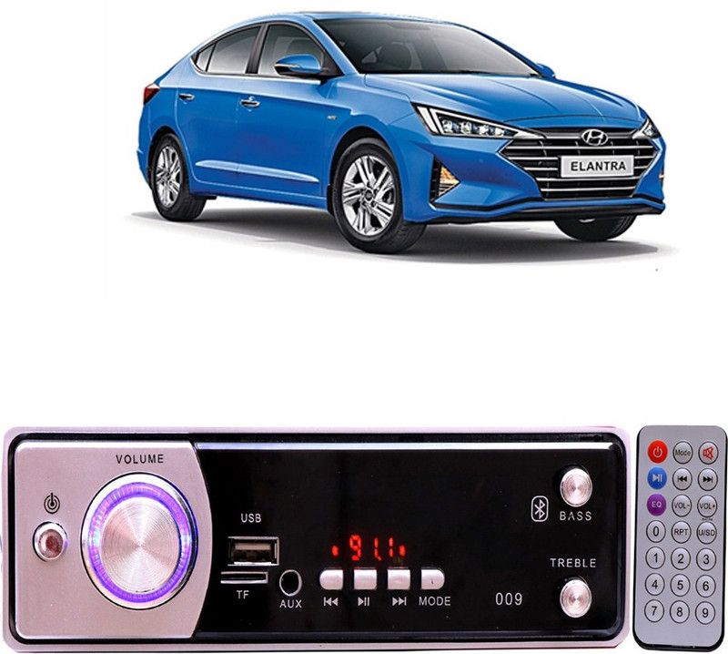 Bluedrum Silver009 BLUETOOTH/USB/SD/AUX/FM/MP3 Car Stereo ( Single Din) B-175 Car Stereo  (Single Din)