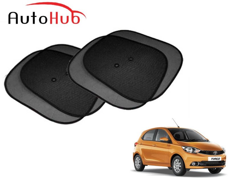 Auto Hub Side Window Sun Shade For Tata  (Black)