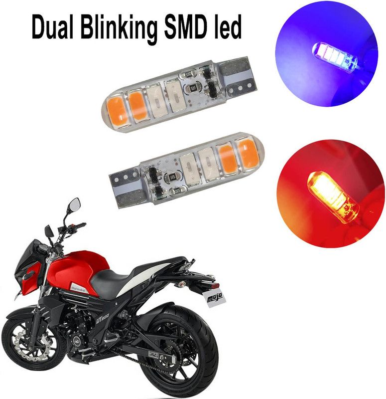 Vagary Colorful Blinking Parking Light 041 Parking Light Car, Motorbike LED for Mahindra (12 V, 5 W)  (Mojo, Pack of 2)