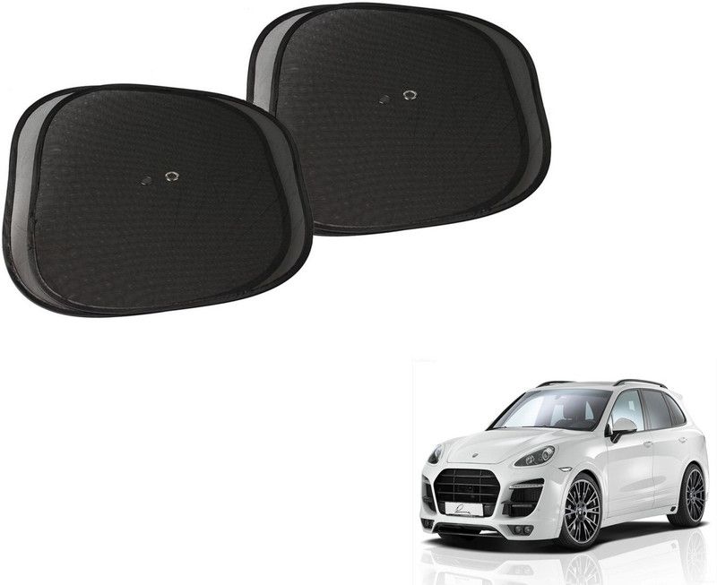 AUTYLE Side Window, Rear Window Sun Shade For Porsche Cayenne  (Black)