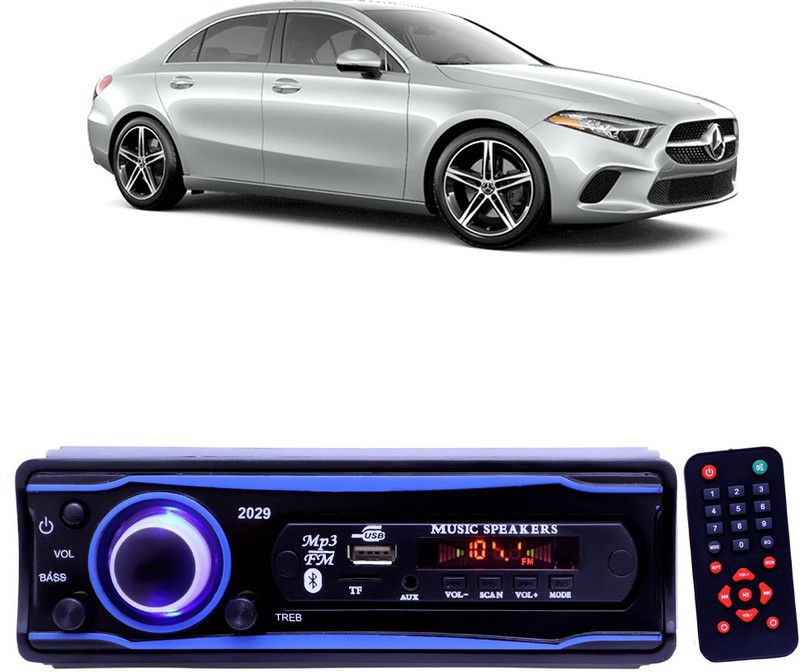 EverLand Blue 2029 USB/AUX/SD/BLUETOOTH/FM/MP3 BOOM MASTER STANDARD- E 364 Car Stereo  (Single Din)