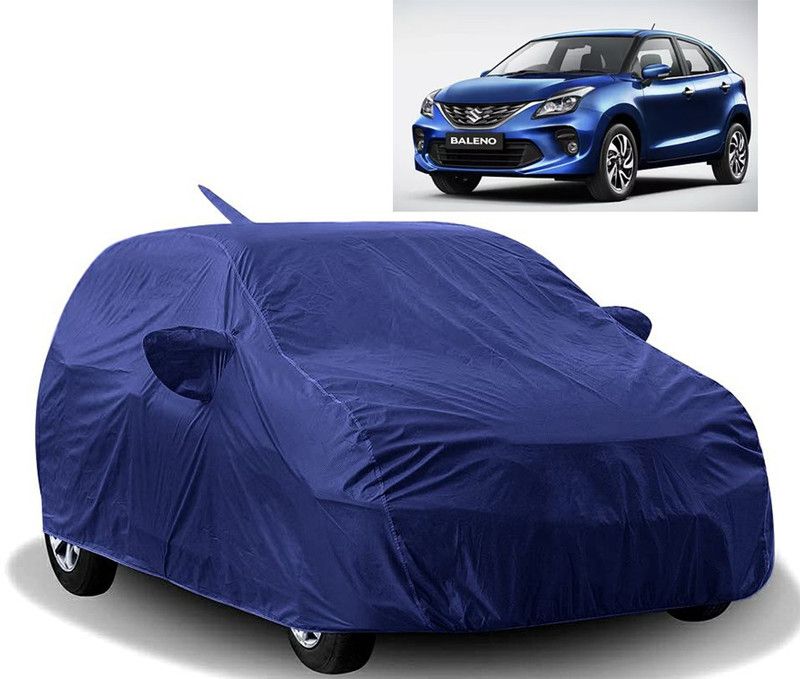 octavic Car Cover For Maruti Suzuki Baleno (With Mirror Pockets)  (Blue)