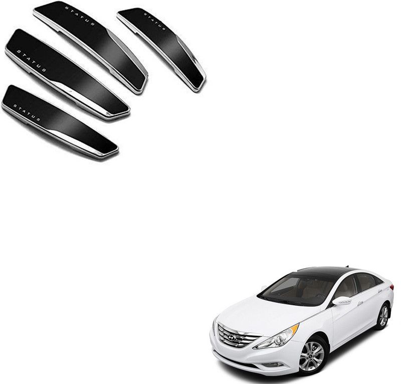 SEMAPHORE Plastic Car Door Guard  (Black, Pack of 4, Hyundai, Sonata)