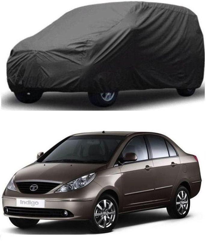 arneja trading company Car Cover For Tata Indigo (Without Mirror Pockets)  (Grey)