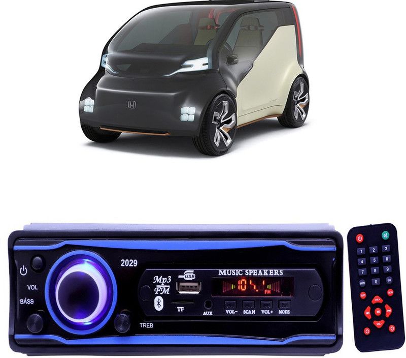 JBRIDERZ Blue 2029 USB/AUX/SD/BLUETOOTH/FM/MP3 BOOM MASTER STANDARD- G 164 Car Stereo  (Single Din)
