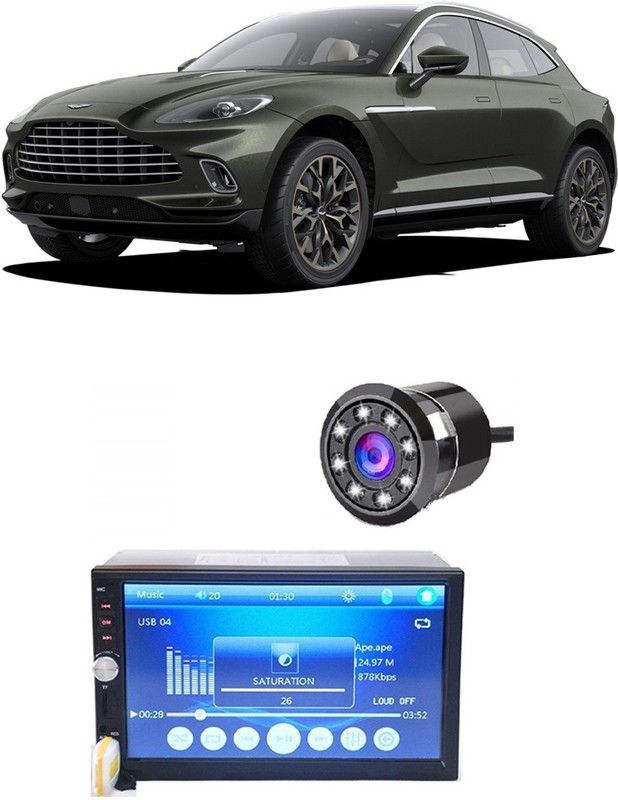 JBRIDERZ FIX BT SCREEN WITH LED CAMERA FOR ALL CARS E 1 Car Stereo  (Double Din)