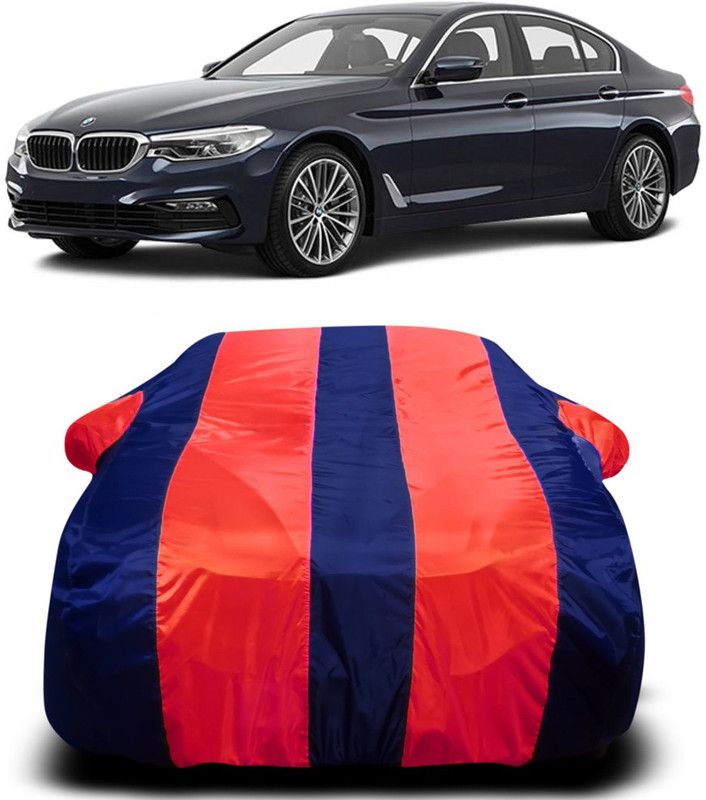 Ascension Car Cover For BMW 5 Series (With Mirror Pockets)  (Red, Blue)