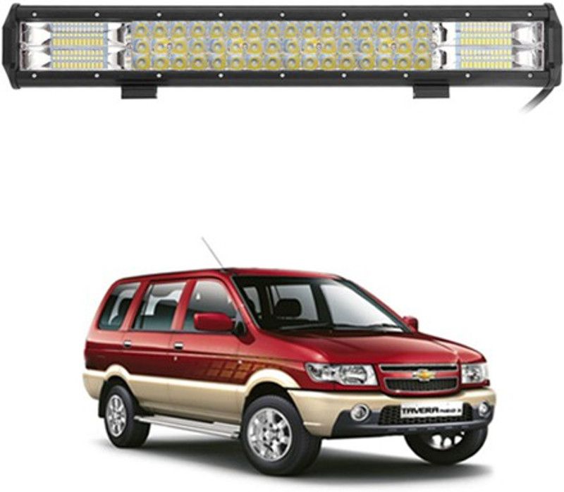RKPSP 288W/12V 52LED Waterproof/High Power Bar Light (Car/Truck) For Tavera Fog Lamp Car, Truck LED for Chevrolet (12 V, 288 W)  (Tavera, Pack of 1)