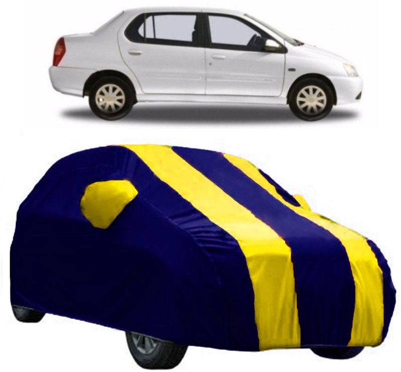 AutoRock Car Cover For Tata Indigo (With Mirror Pockets)  (Yellow)