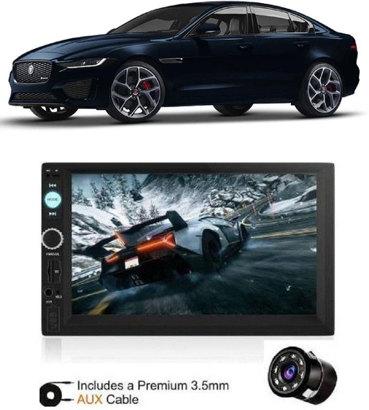 JBRIDERZ 7Inch HD DoubleDin TouchScreen with Rear View Camera Support With Camera G 220 Car Stereo  (Double Din)