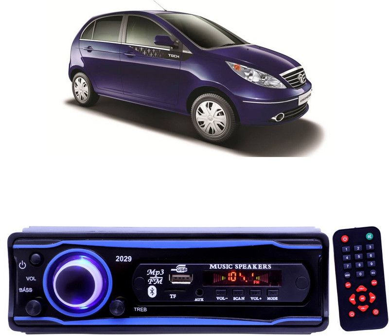EverLand Blue 2029 USB/AUX/SD/BLUETOOTH/FM/MP3 BOOM MASTER STANDARD- E 561 Car Stereo  (Single Din)