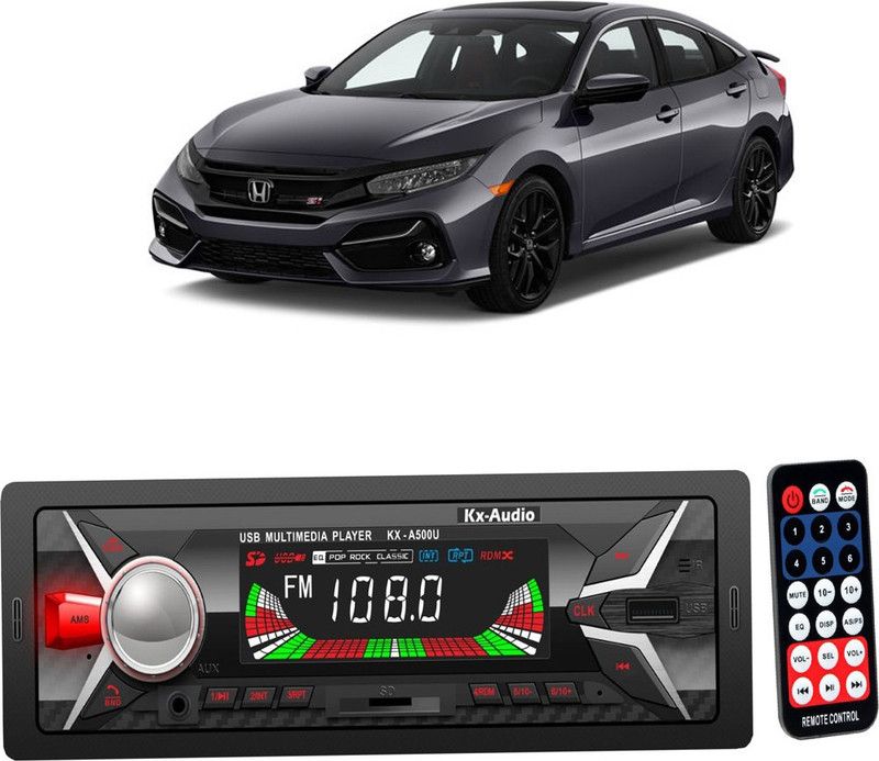 JBRIDERZ KX-A500U BLUETOOTH/USB/SD/AUX/FM/MP3 with Phone Caller Id Receiver JB-1435 Car Stereo  (Single Din)