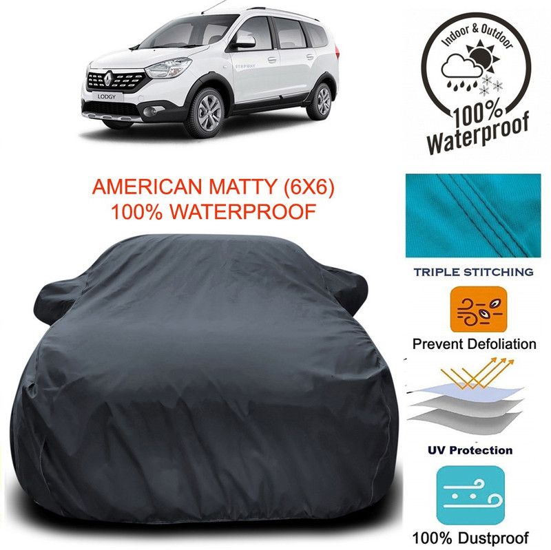 Dvis Car Cover For Renault Lodgy (With Mirror Pockets)  (Grey)