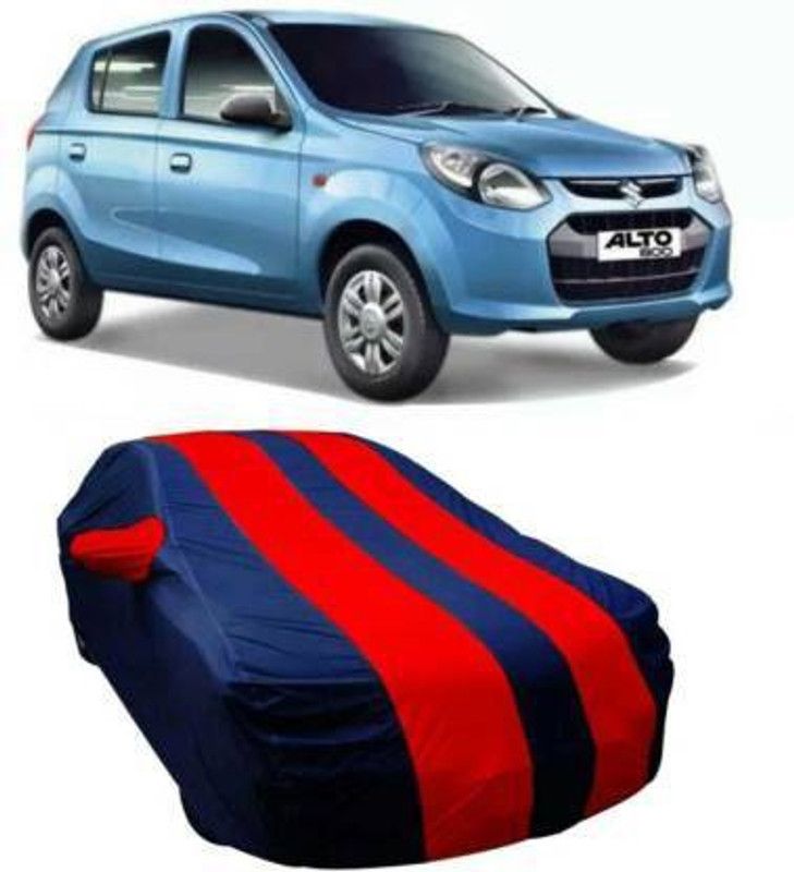 Guddeywala Car Cover For Maruti Suzuki 800 (With Mirror Pockets)  (Red, For 2008, 2017, 2009, 2018, 2006, 2007, 2013, 2014, 2005, 2015, 2016, 2012, 2011, 2010, 2019, 2004, 2020 Models)