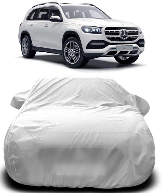 AutoBurn Car Cover For Mercedes Benz GLS Facelift (With Mirror Pockets)  (Silver)