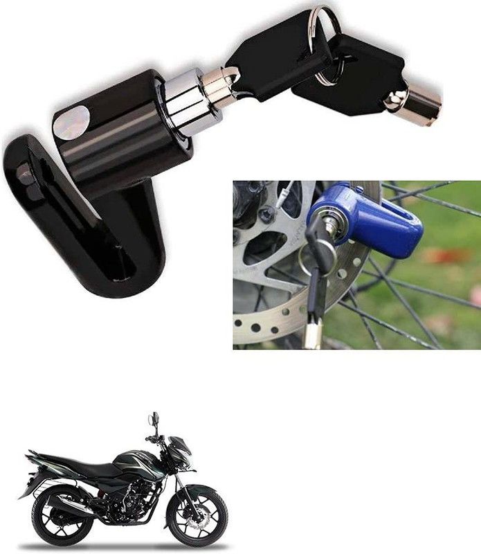 AS TRADERS Motorcycle Disc Brake Lock/Disk Lock Security for Bajaj Discover 150 s Motorcycle Disc Brake Lock/Disk Lock Security for Bajaj Discover 150 s Disc Lock  (Blue, Black, Red)