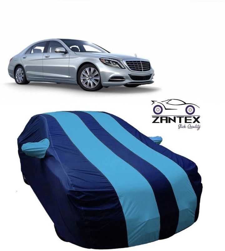 ZANTEX Car Cover For Mercedes Benz S-Class (With Mirror Pockets)  (Blue)
