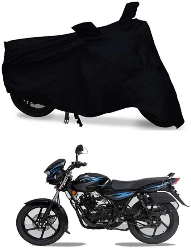 Thlesh Waterproof Two Wheeler Cover for Bajaj  (Discover 125 DTS-i, Black)