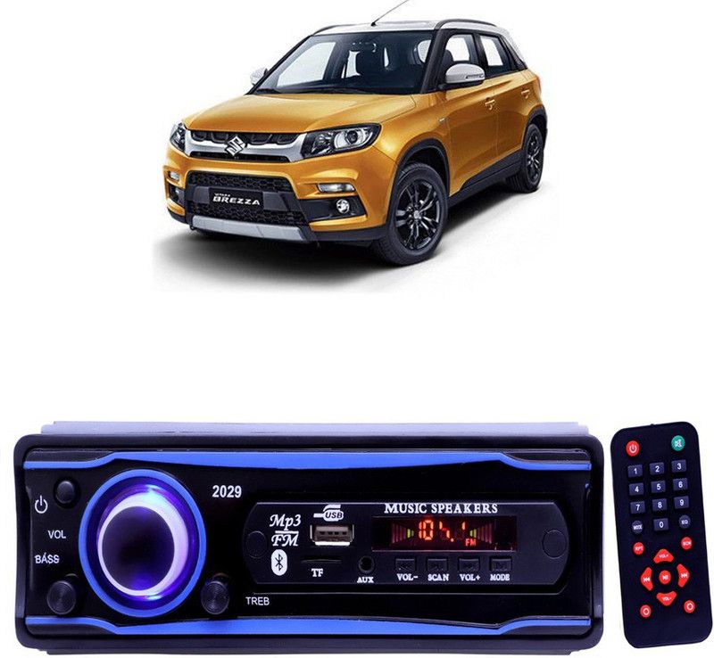 YUNEIK Blue 2029 USB/AUX/SD/BLUETOOTH/FM/MP3 BOOM MASTER STANDARD- Y 346 Car Stereo  (Single Din)