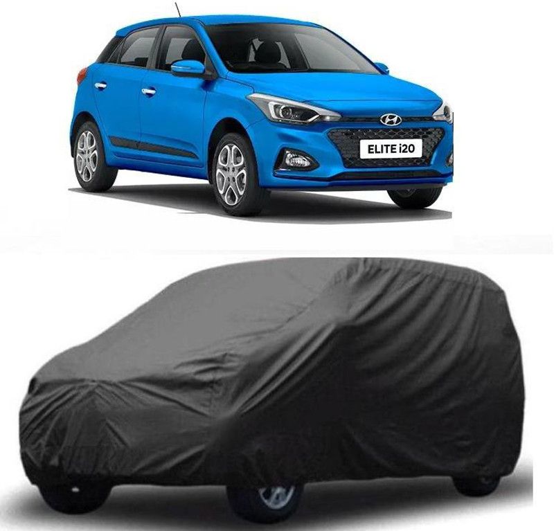 ARNEJA Car Cover For Hyundai Elite i20 (Without Mirror Pockets)  (Grey)
