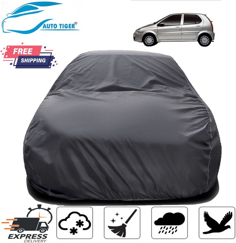 AutoTiger Car Cover For Tata Indica V2 (Without Mirror Pockets)  (Multicolor, For 2019, 2020, 2021, 2022 Models)