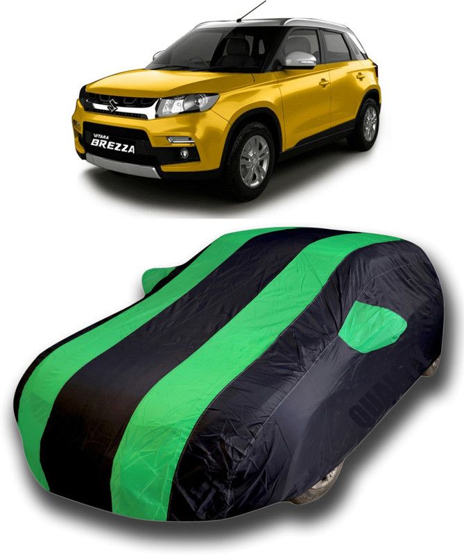 KASHYAP ENTERPRISE Car Cover For Maruti Suzuki Vitara Brezza (With Mirror Pockets)  (Green)