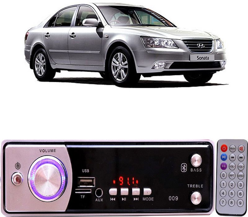 EverLand Silver009 BLUETOOTH/USB/SD/AUX/FM/MP3 Car Stereo ( Single Din) E-201 Car Stereo  (Single Din)