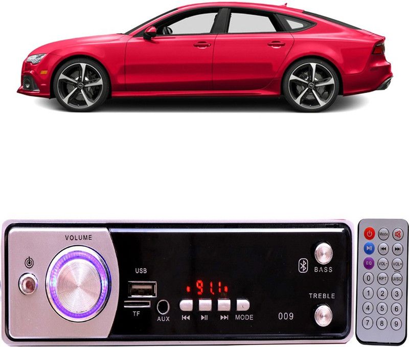 Bluedrum Silver009 BLUETOOTH/USB/SD/AUX/FM/MP3 Car Stereo ( Single Din) B-28 Car Stereo  (Single Din)