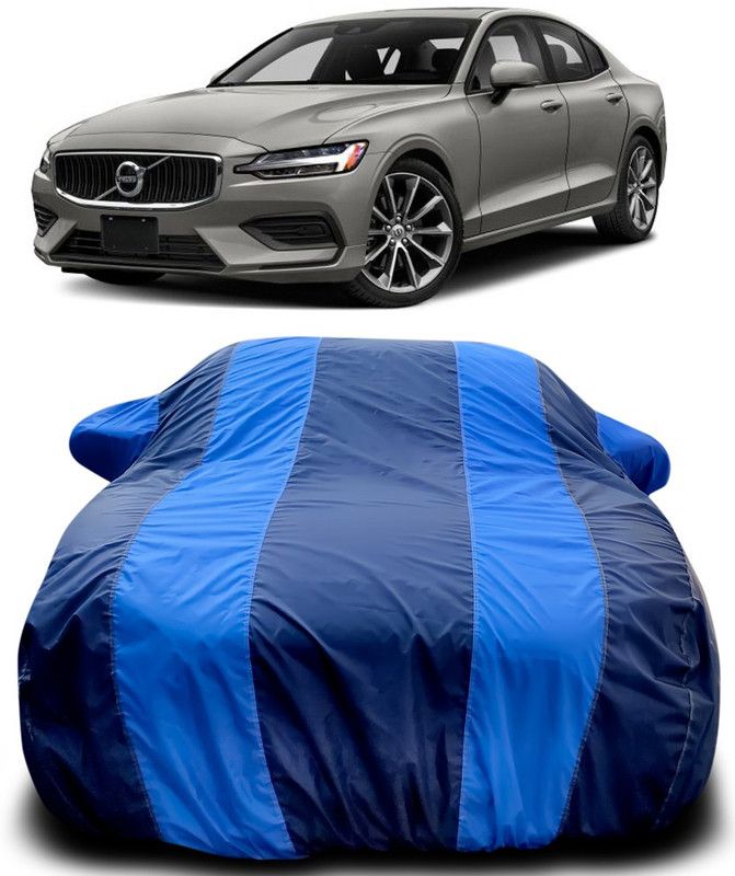 Dvis Car Cover For Volvo S60 Facelift (With Mirror Pockets)  (Blue, Blue)
