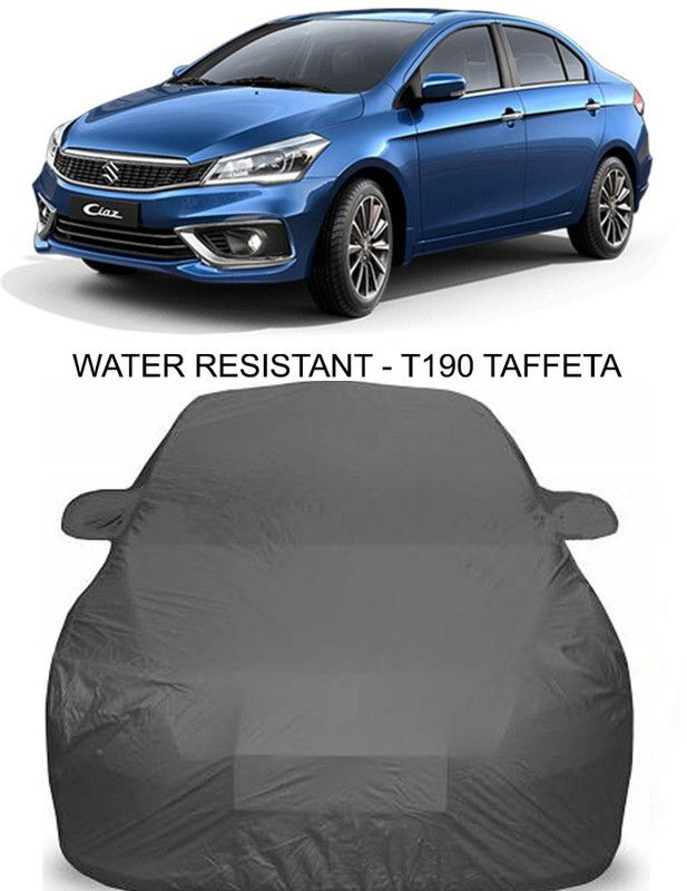 SUNONA Car Cover For Maruti Suzuki Ciaz (With Mirror Pockets)  (Grey)