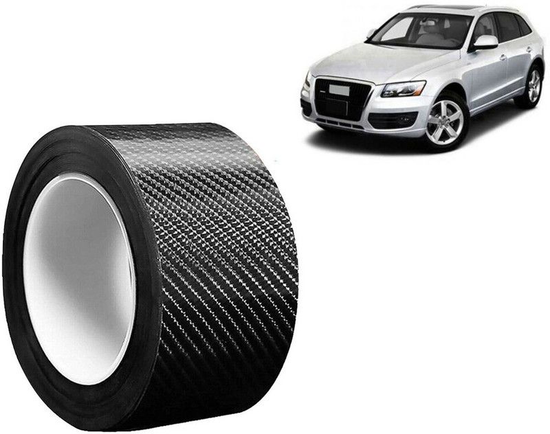 Selifaur Plastic Car Door Guard  (Black, Grey, Pack of 1, Audi, Q3)