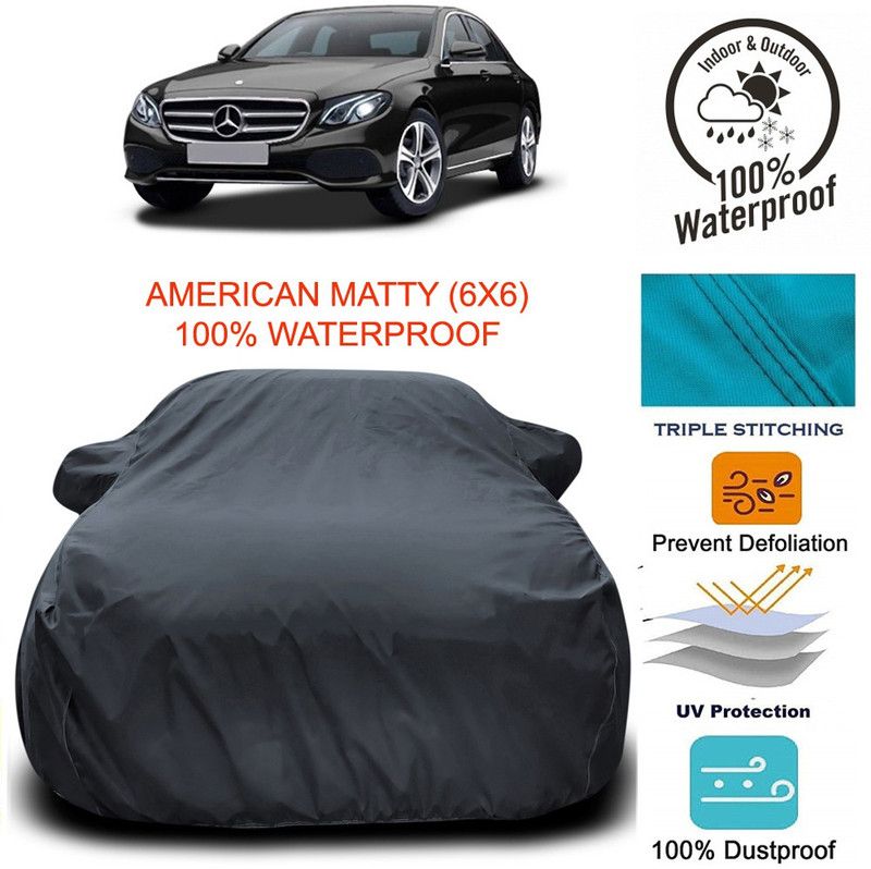 Dvis Car Cover For Mercedes Benz E220 (With Mirror Pockets)  (Grey)