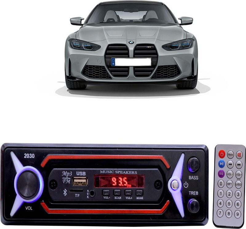 JBRIDERZ JB-2030 Red BLUETOOTH/USB/SD/AUX/FM/MP3 Car Stereo ( Single Din) B-66 Car Stereo  (Single Din)