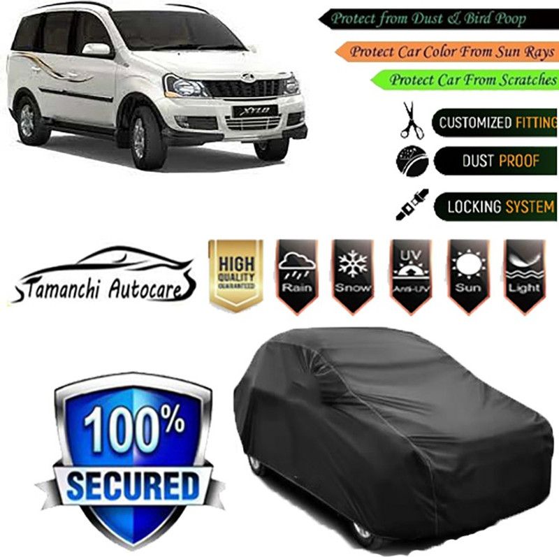 Tamanchi Autocare Car Cover For Mahindra Xylo  (Black)